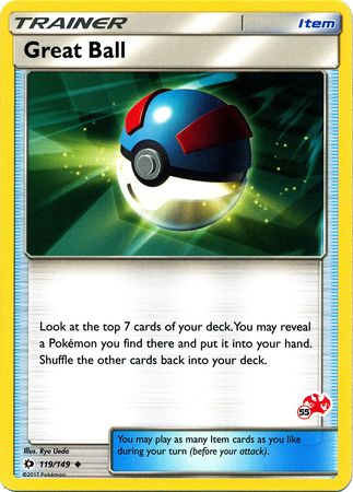 Great Ball (119/149) (Charizard Stamp #55) [Battle Academy 2020] | Play N Trade Winnipeg