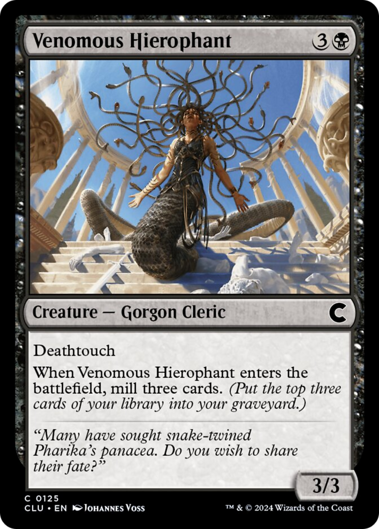 Venomous Hierophant [Ravnica: Clue Edition] | Play N Trade Winnipeg