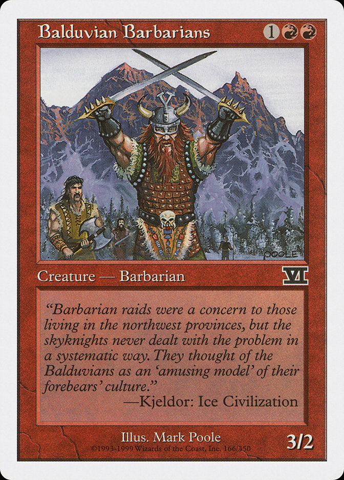Balduvian Barbarians [Classic Sixth Edition] | Play N Trade Winnipeg