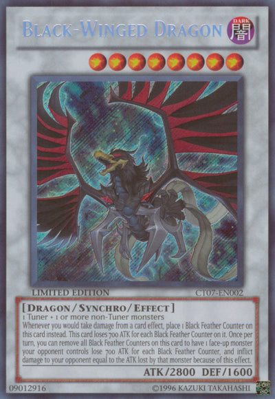 Black-Winged Dragon [CT07-EN002] Secret Rare | Play N Trade Winnipeg