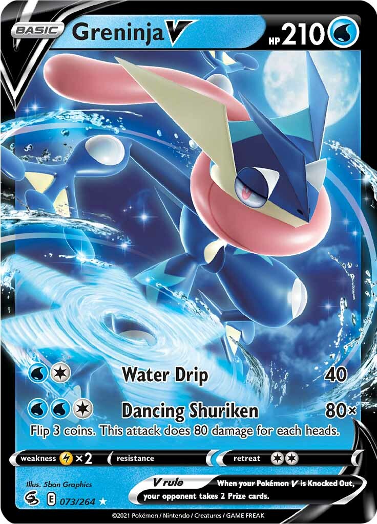 Greninja V (073/264) [Sword & Shield: Fusion Strike] | Play N Trade Winnipeg