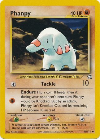 Phanpy (43/111) [Neo Genesis Unlimited] | Play N Trade Winnipeg