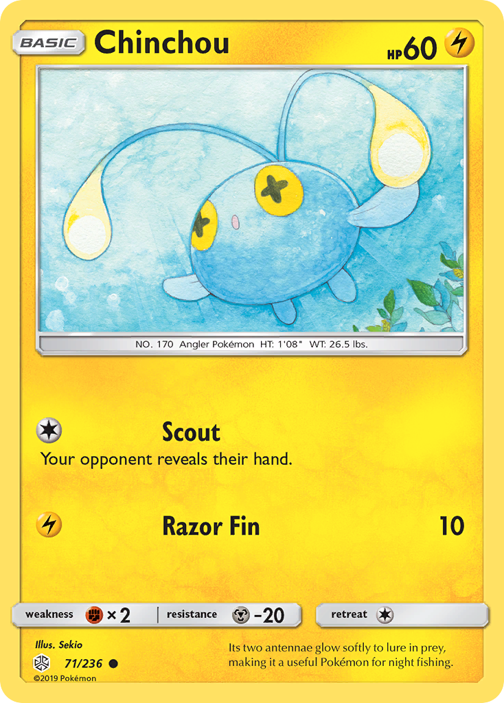 Chinchou (71/236) [Sun & Moon: Cosmic Eclipse] | Play N Trade Winnipeg