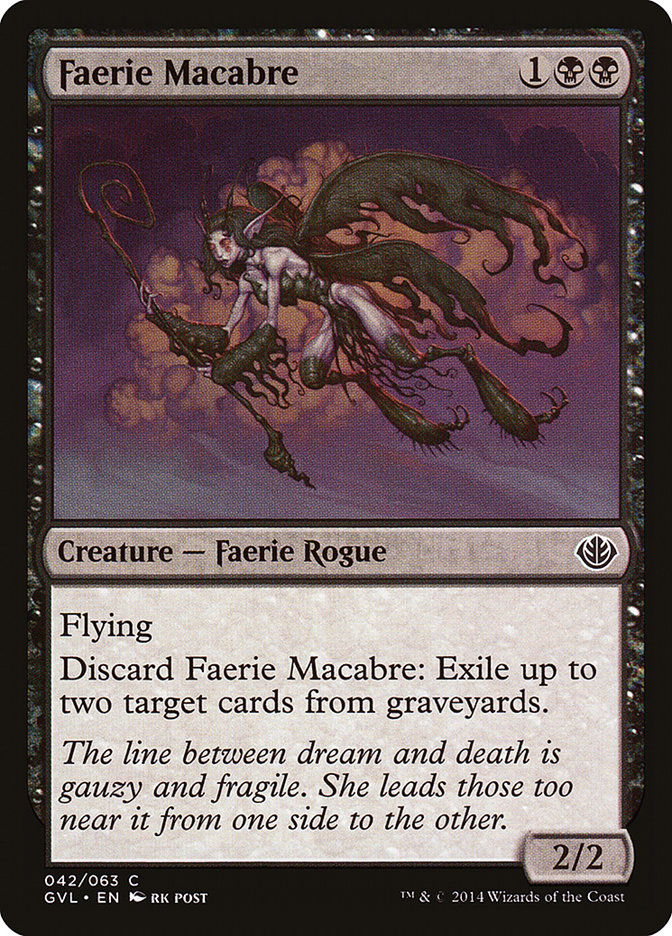 Faerie Macabre (Garruk vs. Liliana) [Duel Decks Anthology] | Play N Trade Winnipeg