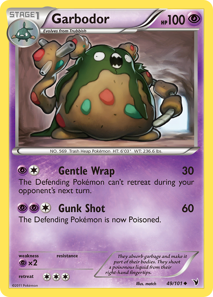 Garbodor (49/101) [Black & White: Noble Victories] | Play N Trade Winnipeg