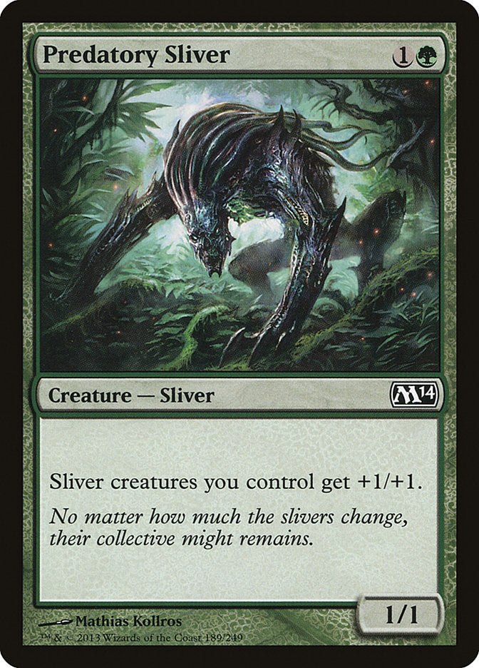 Predatory Sliver [Magic 2014] | Play N Trade Winnipeg