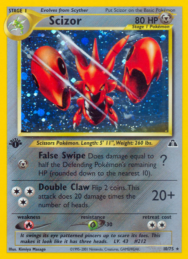 Scizor (10/75) [Neo Discovery 1st Edition] | Play N Trade Winnipeg