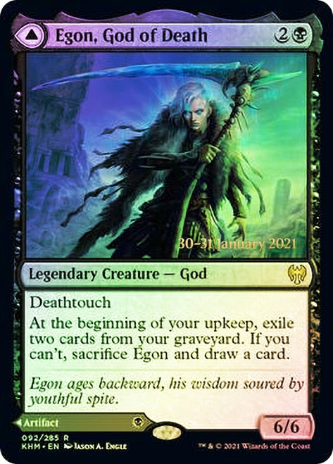 Egon, God of Death // Throne of Death [Kaldheim Prerelease Promos] | Play N Trade Winnipeg