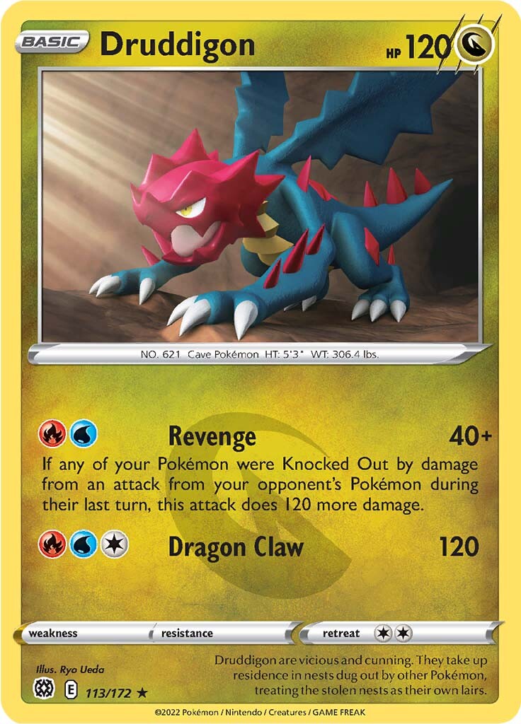 Druddigon (113/172) [Sword & Shield: Brilliant Stars] | Play N Trade Winnipeg