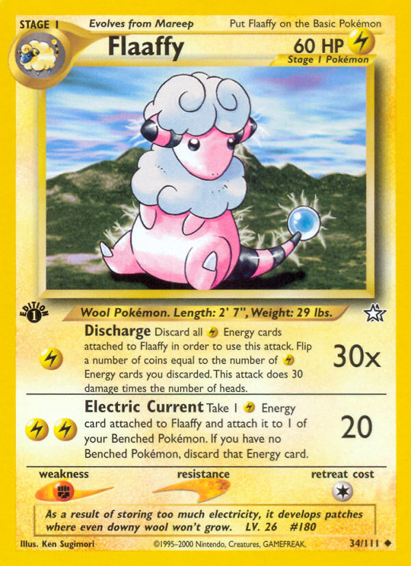 Flaaffy (34/111) [Neo Genesis 1st Edition] | Play N Trade Winnipeg