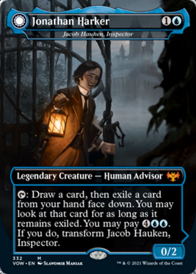 Jacob Hauken, Inspector // Hauken's Insight - Jonathan Harker // Harker's Obsessive Inquiry [Innistrad: Crimson Vow] | Play N Trade Winnipeg