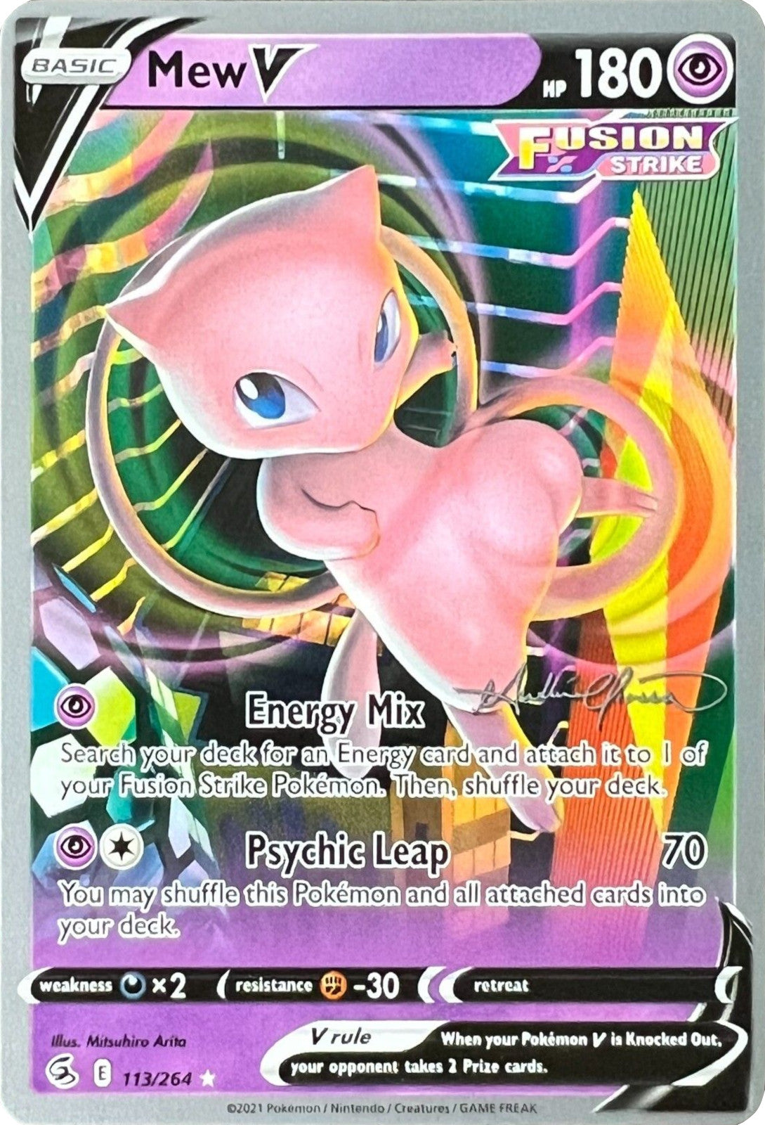 Mew V (113/264) (The Shape of Mew - Andre Chiasson) [World Championships 2022] | Play N Trade Winnipeg