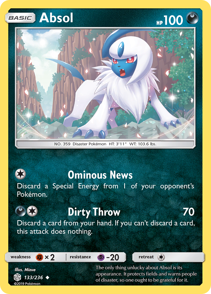 Absol (133/236) [Sun & Moon: Cosmic Eclipse] | Play N Trade Winnipeg