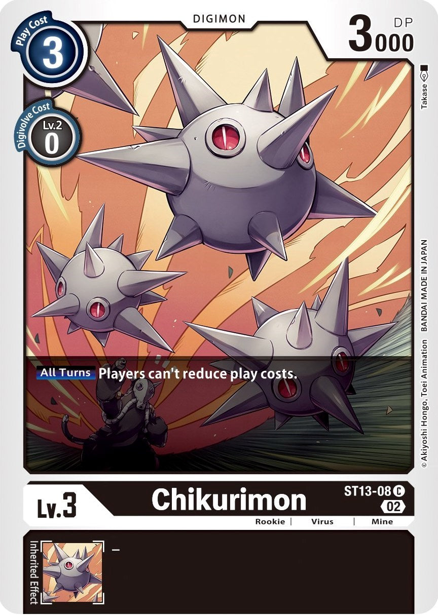 Chikurimon [ST13-08] [Starter Deck: Ragnaloardmon] | Play N Trade Winnipeg