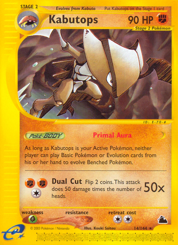 Kabutops (14/144) [Skyridge] | Play N Trade Winnipeg