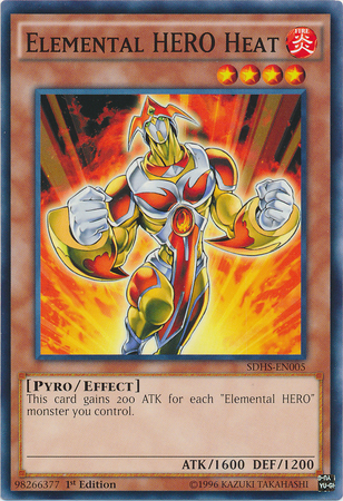 Elemental Hero Heat [SDHS-EN005] Common | Play N Trade Winnipeg