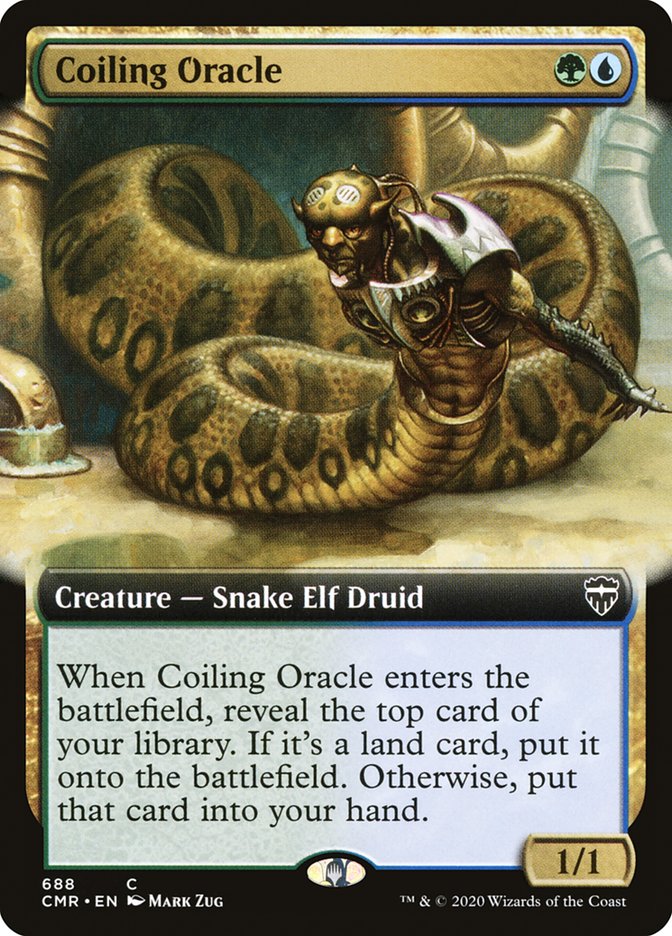 Coiling Oracle (Extended) [Commander Legends] | Play N Trade Winnipeg