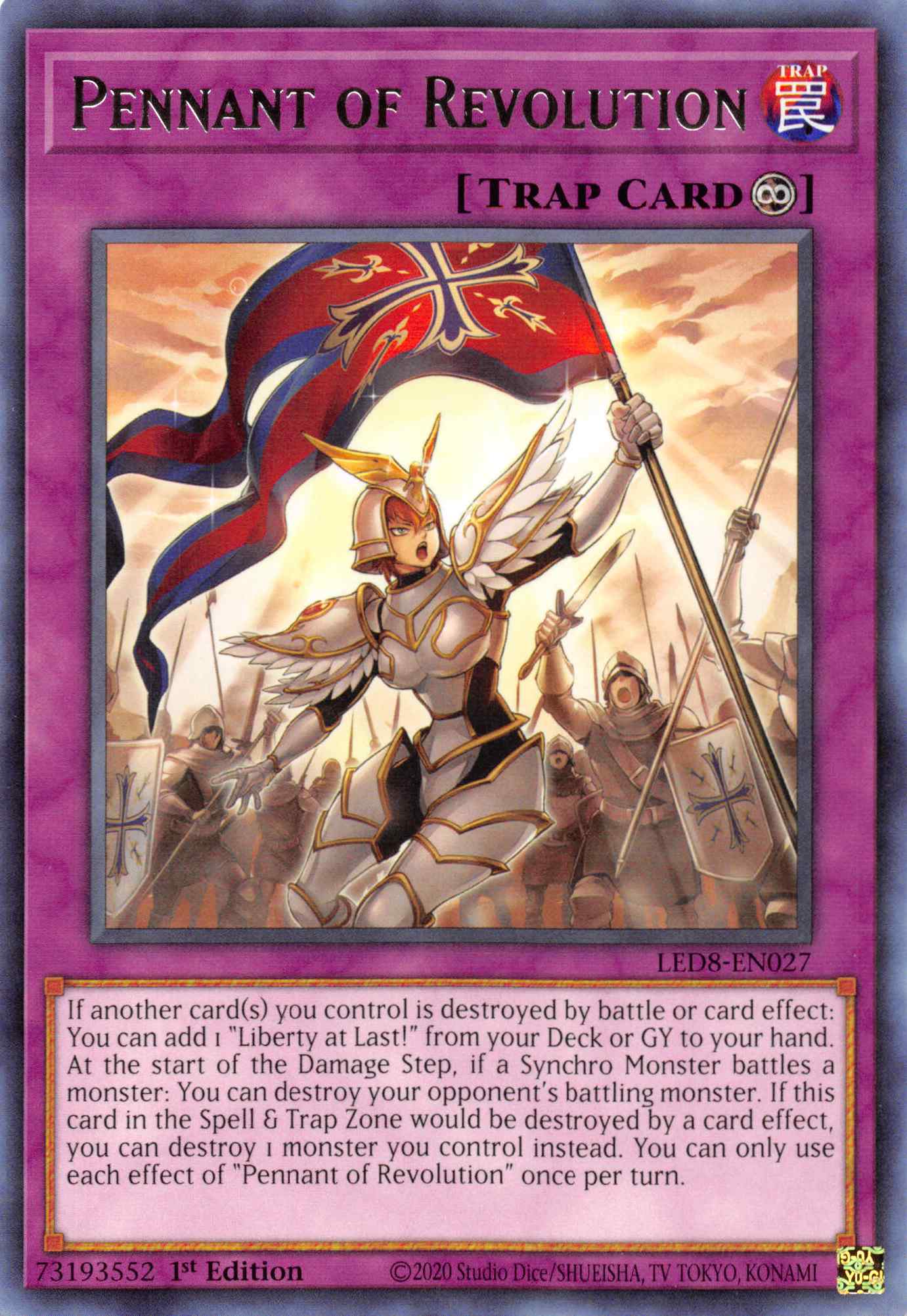Pennant of Revolution [LED8-EN027] Rare | Play N Trade Winnipeg