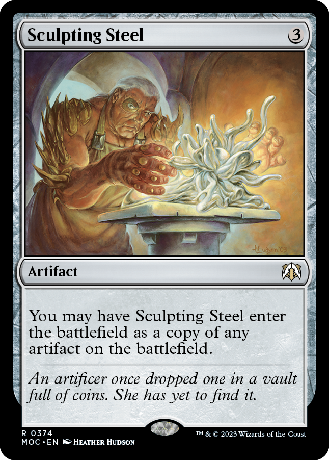 Sculpting Steel [March of the Machine Commander] | Play N Trade Winnipeg