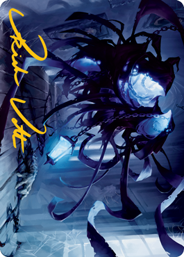 Spectral Adversary Art Card (Gold-Stamped Signature) [Innistrad: Midnight Hunt Art Series] | Play N Trade Winnipeg