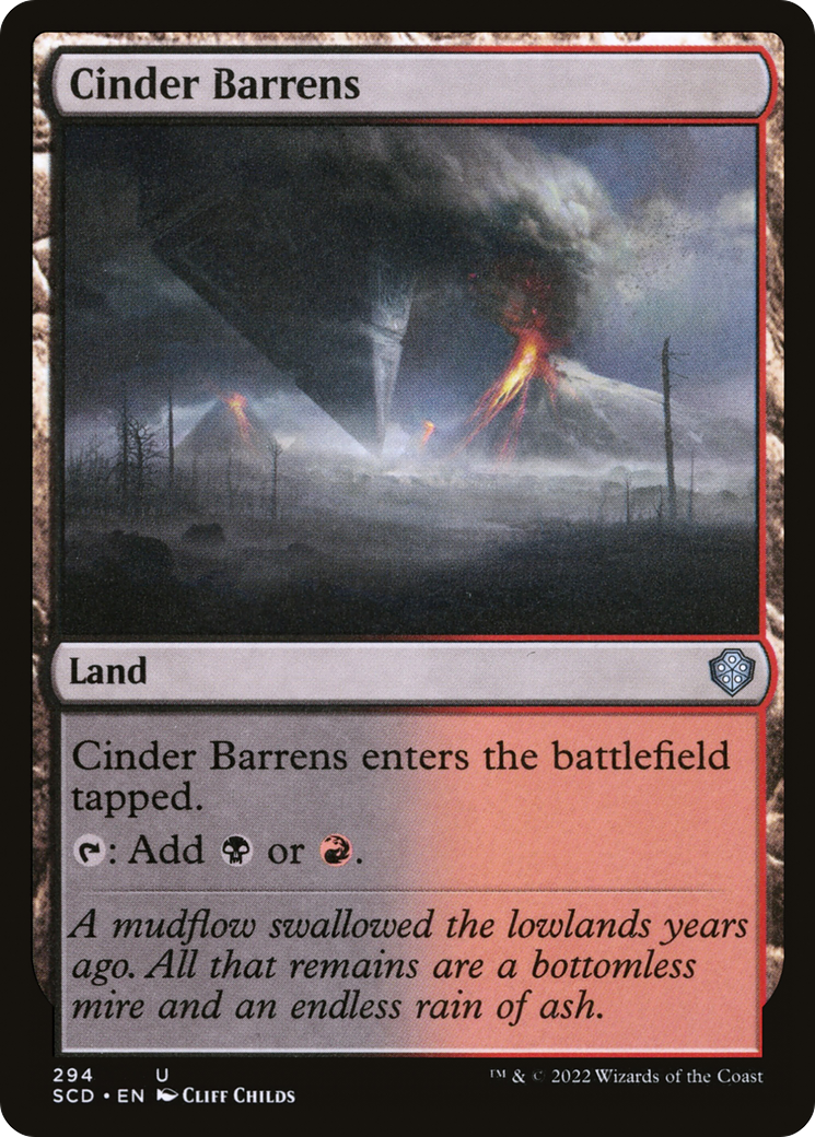 Cinder Barrens [Starter Commander Decks] | Play N Trade Winnipeg