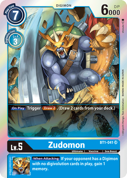 Zudomon [BT1-041] [Release Special Booster Ver.1.0] | Play N Trade Winnipeg