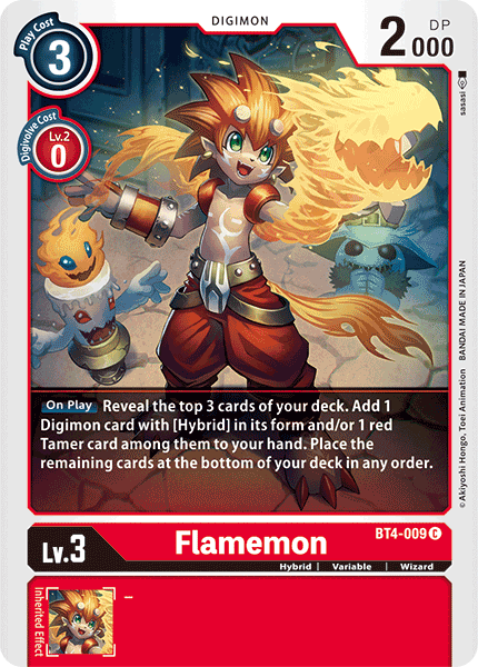 Flamemon [BT4-009] [Great Legend] | Play N Trade Winnipeg