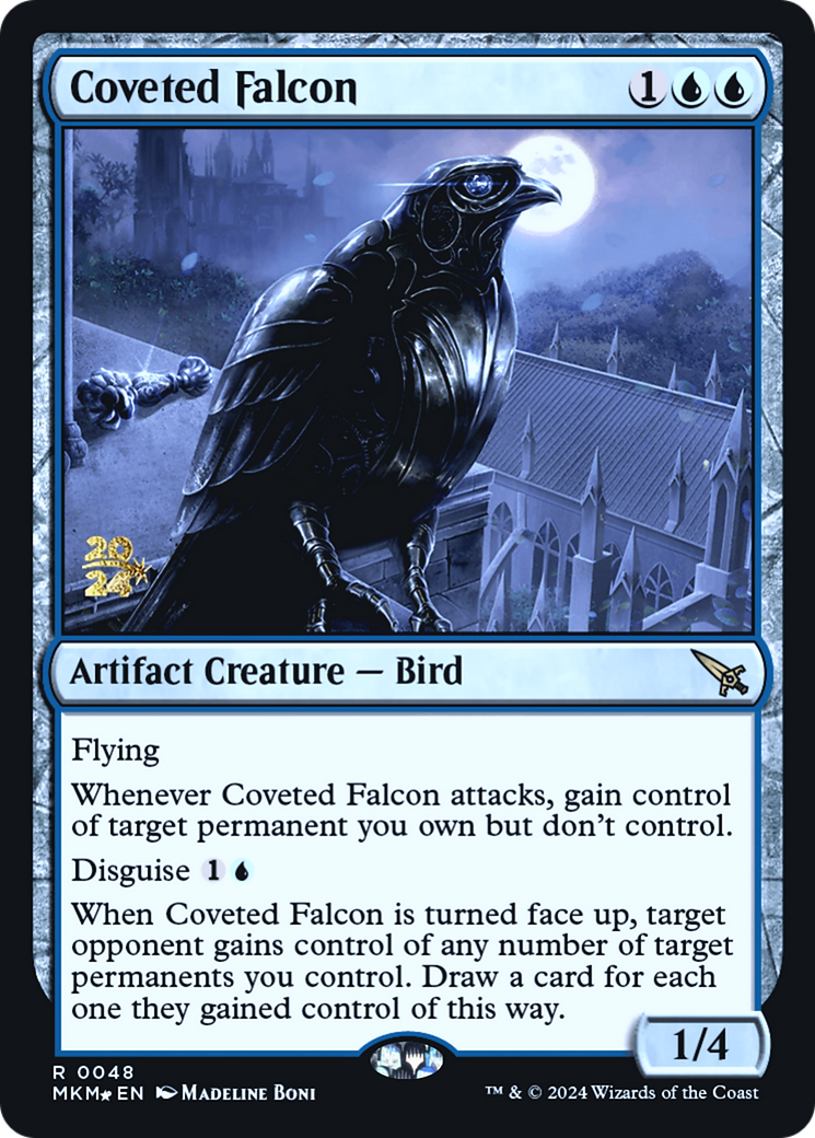 Coveted Falcon [Murders at Karlov Manor Prerelease Promos] | Play N Trade Winnipeg