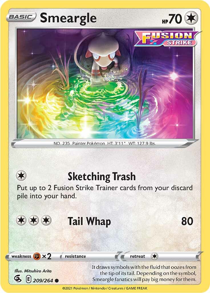 Smeargle (209/264) [Sword & Shield: Fusion Strike] | Play N Trade Winnipeg