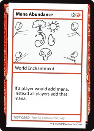 Mana Abundance (2021 Edition) [Mystery Booster Playtest Cards] | Play N Trade Winnipeg