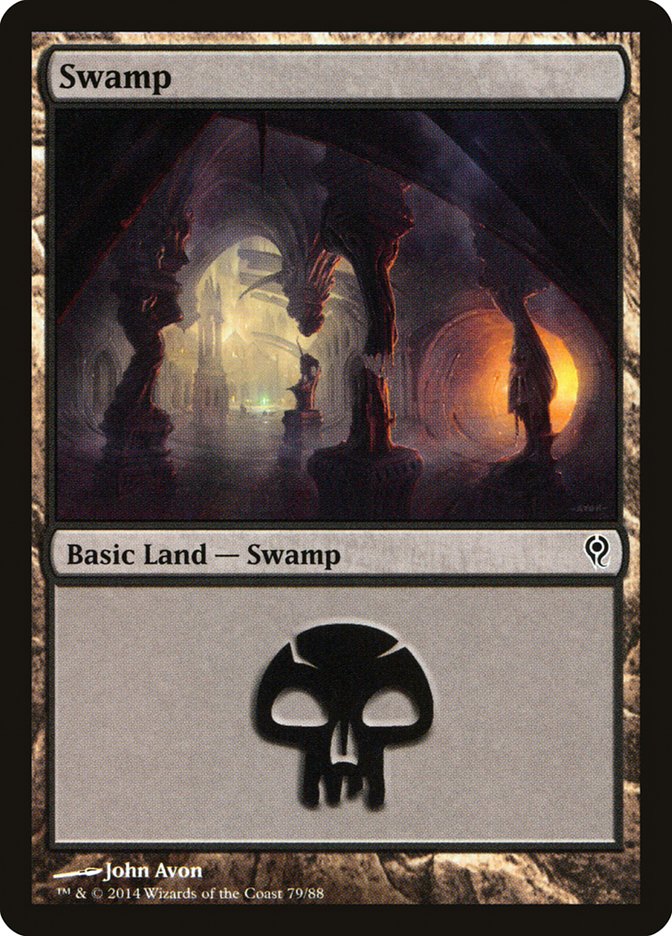 Swamp (79) [Duel Decks: Jace vs. Vraska] | Play N Trade Winnipeg