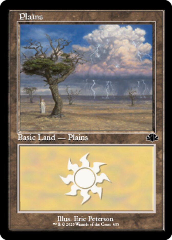 Plains (403) (Retro) [Dominaria Remastered] | Play N Trade Winnipeg