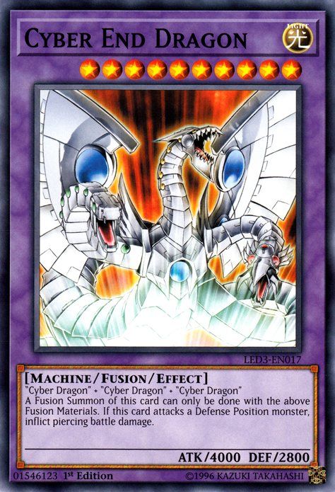 Cyber End Dragon [LED3-EN017] Common | Play N Trade Winnipeg