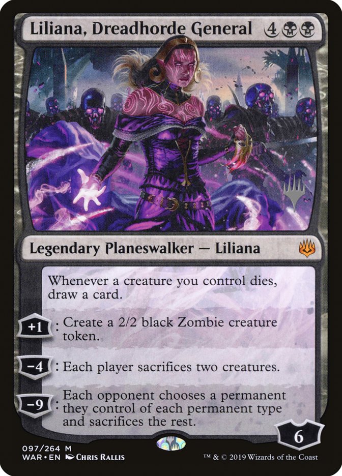 Liliana, Dreadhorde General (Promo Pack) [War of the Spark Promos] | Play N Trade Winnipeg