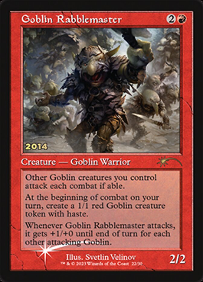 Goblin Rabblemaster [30th Anniversary Promos] | Play N Trade Winnipeg