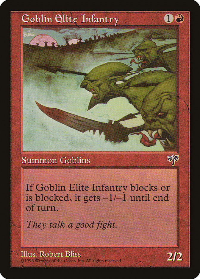 Goblin Elite Infantry [Mirage] | Play N Trade Winnipeg