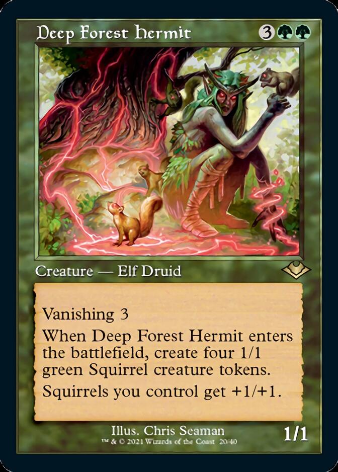 Deep Forest Hermit (Retro Foil Etched) [Modern Horizons 2] | Play N Trade Winnipeg