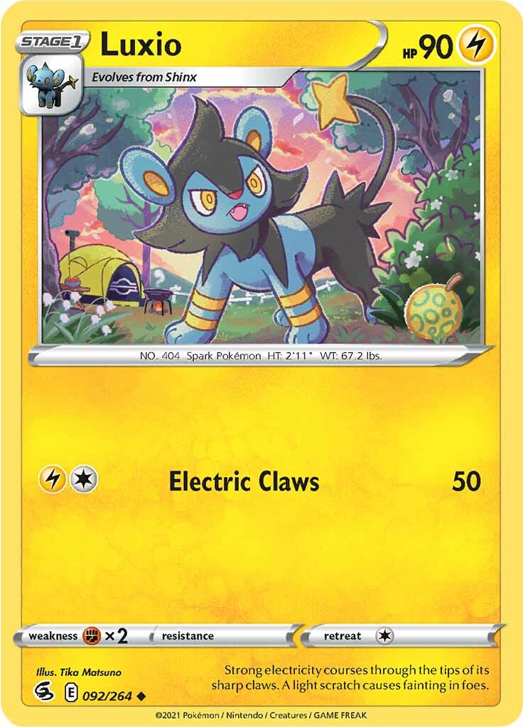 Luxio (092/264) [Sword & Shield: Fusion Strike] | Play N Trade Winnipeg