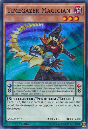 Timegazer Magician [YS14-EN010] Super Rare | Play N Trade Winnipeg