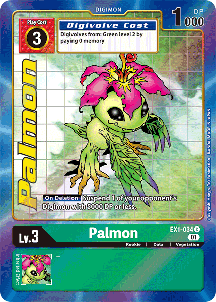 Palmon [EX1-034] (Alternate Art) [Classic Collection] | Play N Trade Winnipeg