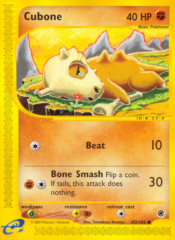 Cubone (103/165) [Expedition: Base Set] | Play N Trade Winnipeg