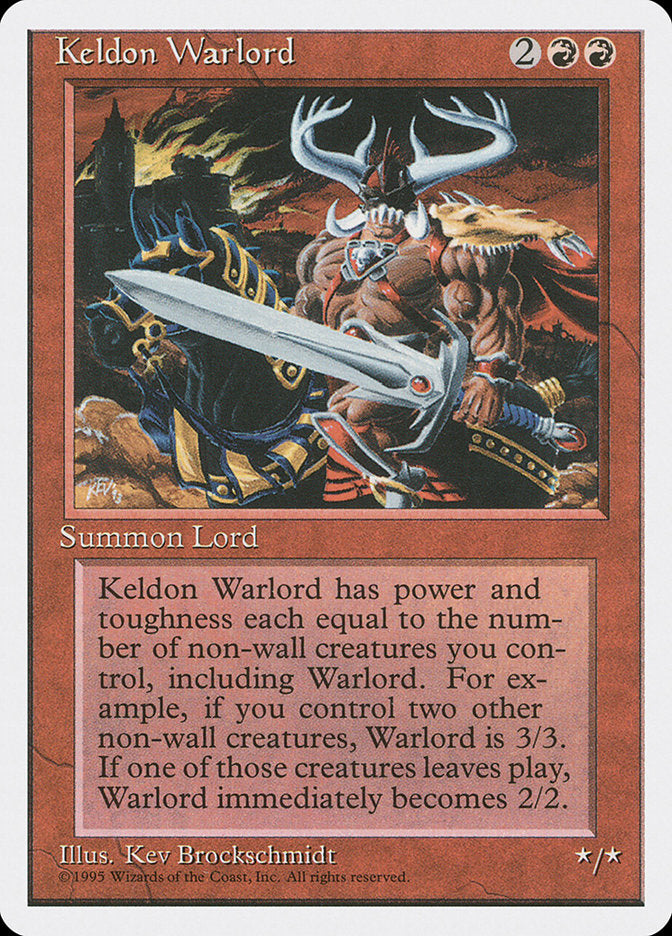 Keldon Warlord [Fourth Edition] | Play N Trade Winnipeg