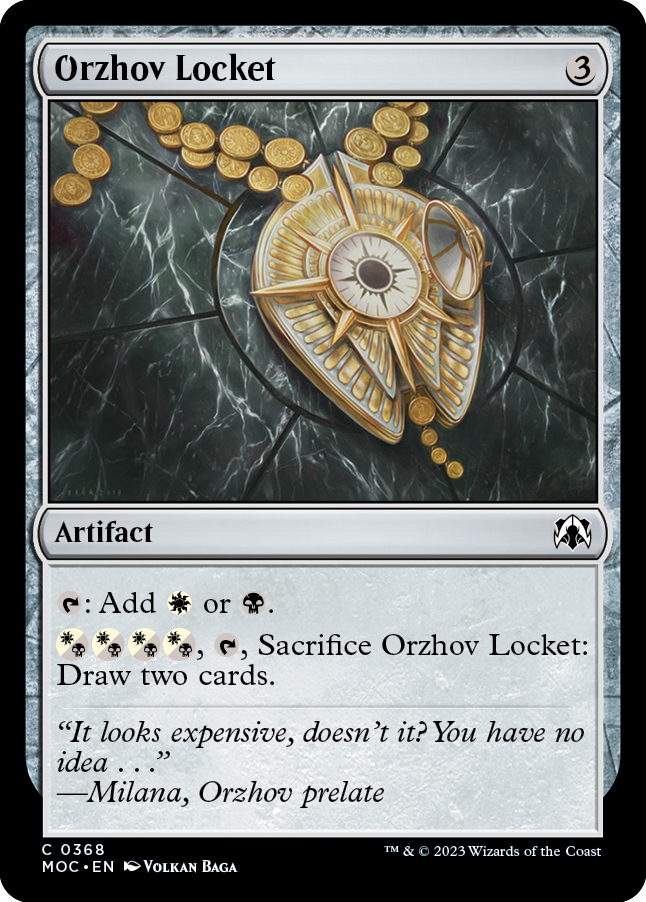 Orzhov Locket [March of the Machine Commander] | Play N Trade Winnipeg