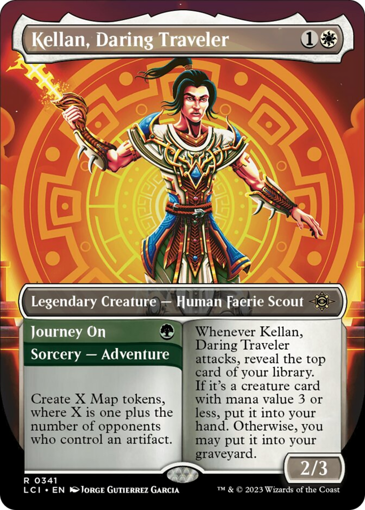 Kellan, Daring Traveler (Borderless) [The Lost Caverns of Ixalan] | Play N Trade Winnipeg