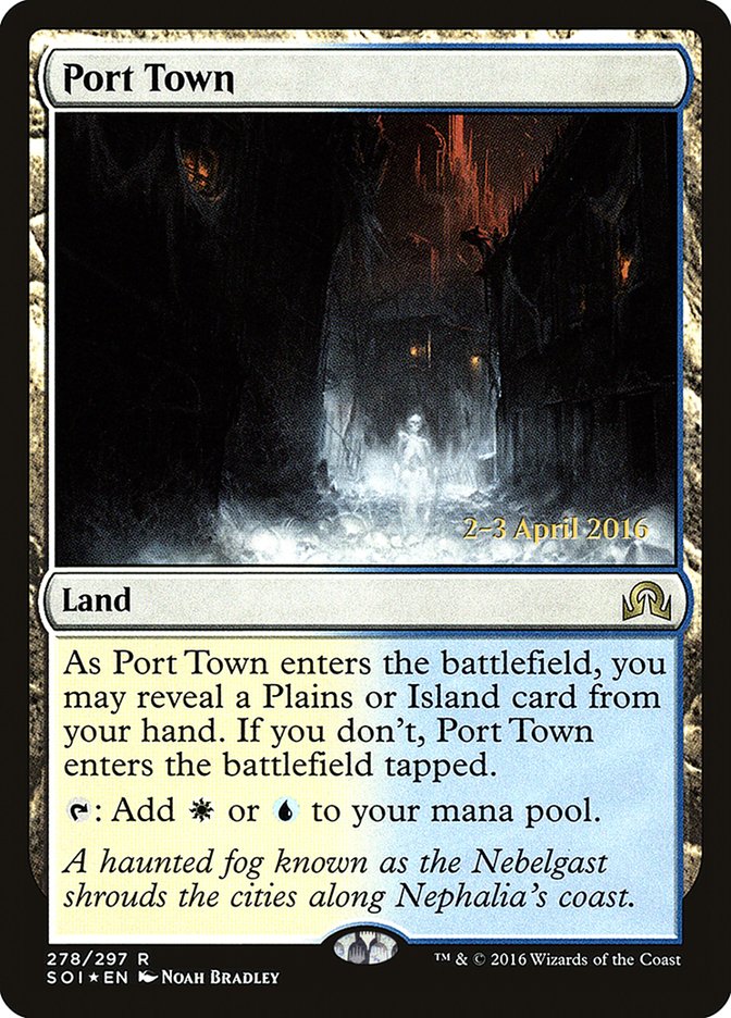 Port Town [Shadows over Innistrad Prerelease Promos] | Play N Trade Winnipeg