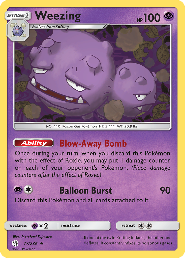 Weezing (77/236) [Sun & Moon: Cosmic Eclipse] | Play N Trade Winnipeg