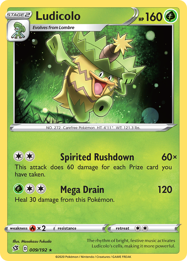 Ludicolo (009/192) [Sword & Shield: Rebel Clash] | Play N Trade Winnipeg