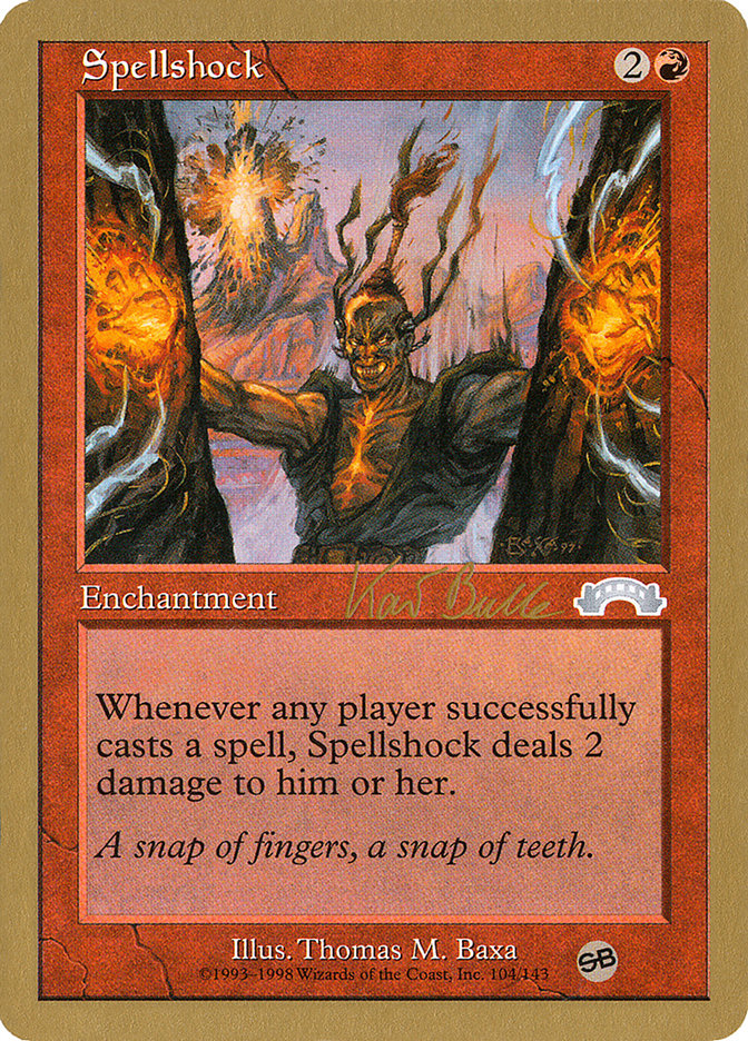 Spellshock (Kai Budde) (SB) [World Championship Decks 1999] | Play N Trade Winnipeg