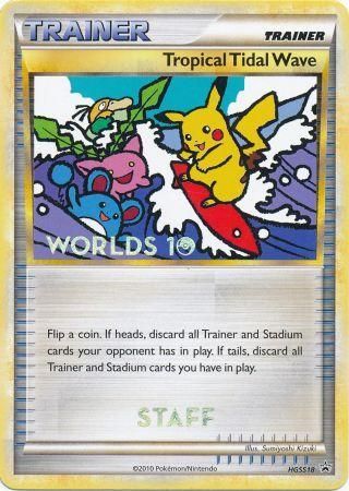 Tropical Tidal Wave (HGSS18) (Staff) [HeartGold & SoulSilver: Black Star Promos] | Play N Trade Winnipeg