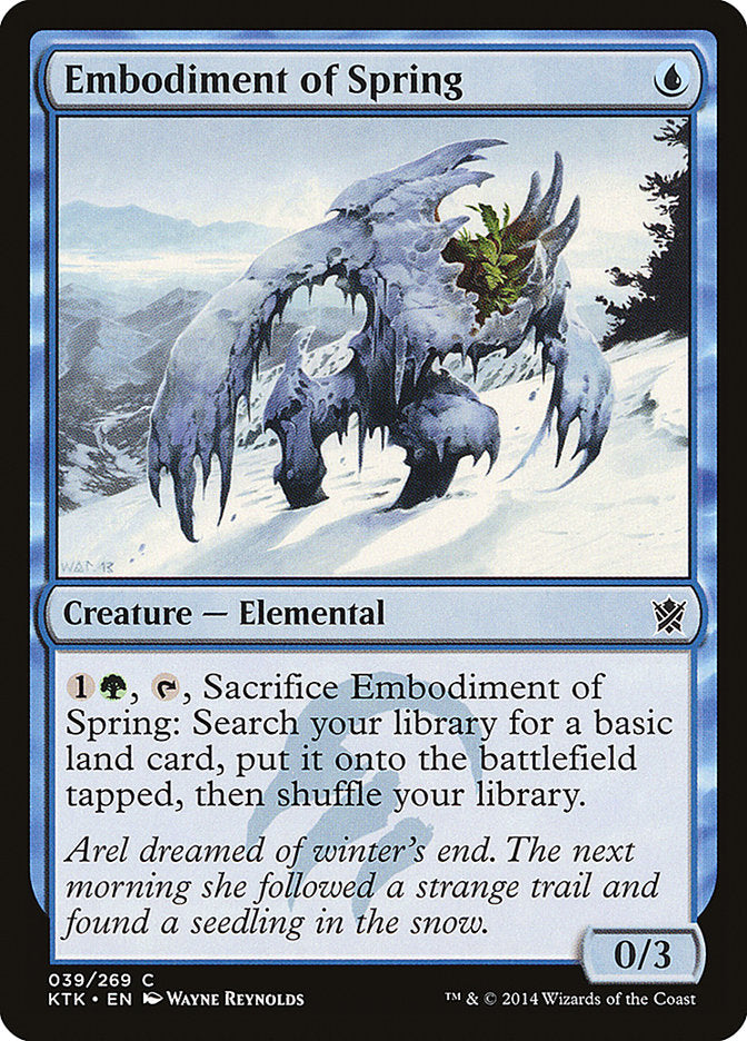 Embodiment of Spring [Khans of Tarkir] | Play N Trade Winnipeg